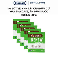 5 Gói Bột vệ sinh, tẩy cặn hữu cơ dành cho máy pha cafe, ấm đun nước - Cafetto Renew (25g)