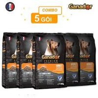 5 gói ganador cừu gạo 400gr