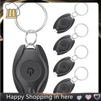 5 Gói LED Móc Khóa Đèn Pin Mini LED Móc Khóa Bộ Đèn Di Động Chạy Bằng Pin Móc Khóa Đèn Pin Cho Cắm Trại Ngoài Trời