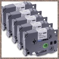 5 Gói Máy Làm Nhãn Băng Cho Brother TZe-231 TZ-231 Nhiều Lớp P-Press Label Maker Tape, Cho Model PT D200 D210 H100 1880