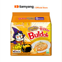 5 Gói mì khô gà cay phô mai Quattro Samyang Foods (145g/gói)
