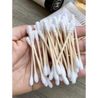 5 GÓI TĂM BÔNG BB THÂN TRE 1 ĐẦU XOẮN 1 ĐẦU TRÒN