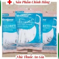 5 GÓI  Tăm Chỉ Nha Khoa Oraltana ( 1 gói 50c ) h b