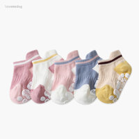 5 Gói Tất Thuyền Chống Trơn Trượt Cho Bé Tất Sàn Trẻ Em Lớn Tất Trampoline, Để Thoải Mái Và An Toàn