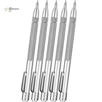 5 Gói Vonfram Carbide Scriber Kim Cương Lót Có Nam Châm, Bút Khắc Nhôm Đa Năng Cho Kính / Gốm Sứ / Tấm Kim Loại