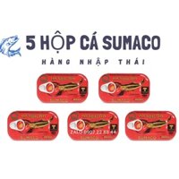 5 HỘP CÁ MÒI SUMACO HỘP 125G