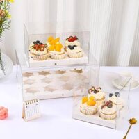 5 HỘP ĐỰNG BÁNH CUPCAKE MICA TRONG SUỐT LOẠI 9 Ô -12 Ô