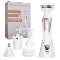 5 in 1 Pro Electric Facial Nose Eyebrow Hair Remover Women Painless Epilator Shaver