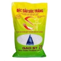 5 kg gạo st25 ngon dẻo thơm (bao ép nhiệt)
