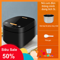 5 Lít Nồi Cơm Điện Thông Minh Dung Tích Lớn Hộ Gia Đình Chống Dính Nồi Cơm Điện Đa Năng Thời Gian Nồi Cơm Thích Hợp Cho