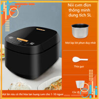 5 Lít Nồi Cơm Điện Thông Minh Dung Tích Lớn Hộ Gia Đình Chống Dính Nồi Cơm Điện Đa Năng Thời Gian Nồi Cơm Thích Hợp Cho