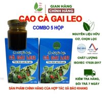 5 lọ cao cà gai leo Bảo Khang, cà gai leo, giải độc gan, men gan cao, gan nhiễm mỡ, xơ gan