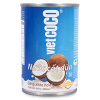 5 LON - Nước Cốt Dừa Vietcoco Lon 400ml