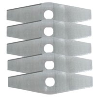 5 Lưỡi Dao Hợp Kim 23cm Lưỡi Mài Bén Gắn Máy Cắt Cỏ Pin 2400w 10 inch