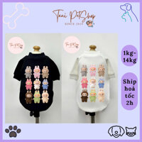 [5 MÀU] Áo Labubu Dễ Thương Cho Chó Mèo - Quần Áo Cho Mèo Chó Cao Cấp Giá Rẻ Tanipetshop 2079