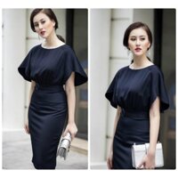 (5 màu, big size) Đầm Nữ Công sở Tay Cánh Tiên Đẹp Như HH Mỹ Linh  ྇