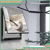 5 Mẫu Tranh Che Hộp Điện Aptomat PP Mica Hiện Đại Gấp Mở Lên Xuống Treo Tường Trang Trí TẶNG KÈM ĐINH TREO TOĐ43