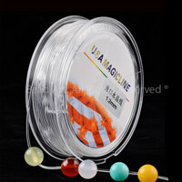 5 Mét Dây Cước Co Giãn Trong Suốt USA Magicline Dùng Xỏ Vòng Tay, Chuỗi Hạt, Trang Sức Lõi 0.6MM 0.7MM 0.8MM1MM - Bead Art - Túi lẻ 5 mét - 0.5MM