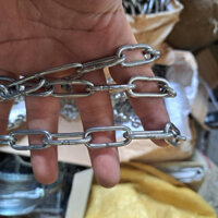 5 MÉT Xích inox 304 phi 6 làm xích đu ( inox chuẩn 304 ) , xích khóa đồ cáp thép giá sỉ THÁI BÌNH VINA