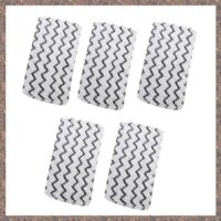 5 Miếng Lót Vệ Sinh Sàn Khăn Ăn Bụi Vải Cho Sợi Cá Mập Cây Lau Hơi Vải S1000 Series0 Cây Lau Hơi Nước