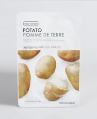 5 Miếng Mặt Nạ Trắng Da Khoai Tây REAL NATURE POTATO FACE MASK (SET 5 PCS)