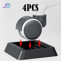5 Miếng Nội Thất Bánh Cốc Bánh Xe Nút Chặn Kẹp Miếng Lót Sàn Cho Đồ Nội Thất Chân Vuông Chống Trượt Cho Ghế Bàn