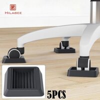 5 Miếng Nội Thất Bánh Cốc Bánh Xe Nút Chặn Kẹp Miếng Lót Sàn Cho Đồ Nội Thất Chân Vuông Chống Trượt Cho Ghế Bàn