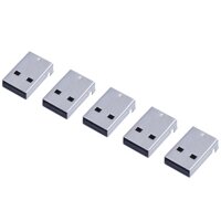 5 pieces USB type A male connector Jack repair parts