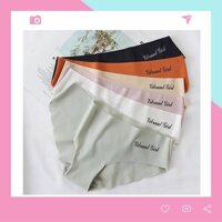 5 Quần lót nữ thun lạnh cao cấp xinh đẹp màu hồng, da, đen -  Quần Lót dễ thương mặc áo dài học sinh cấp 2 - 5 cái đủ màu,L50-60kg