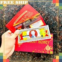 5 Set Tiền 2 Đô Hình Con Rắn - 2 USD Hình Con Rắn Mạ Vàng Lưu Niệm Tết Ất Tỵ 2025 XND