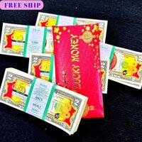 5 Set Tiền 2 Đô Hình Con Rắn - 2 USD Hình Con Rắn Mạ Vàng Lưu Niệm Tết Ất Tỵ 2025 MD12CG