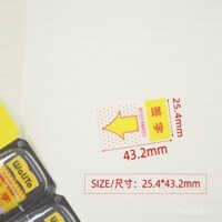 5卡包邮 sign here 签名贴 指示标签贴 签字贴 签名指示贴 便利贴