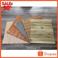 5 Tấm Xốp Dán Tường Vân Gỗ Nhiều Màu 3D - Khổ Lớn 70x70cm - Dày 06mm