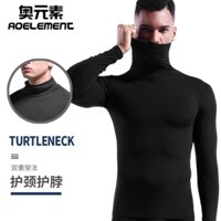 [5 Tặng 1 Tặng kèm tùy tiện] Quần áo giữ nhiệt Modal cổ cao dành cho nam Áo sơ mi đáy dài tay mỏng vừa vặn Quần áo giữ nhiệt màu trơn Quần áo sưởi ấm Quần áo vệ sinh [Single @ -