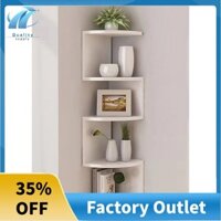 5 Tầng Kệ Góc Nổi Kệ Treo Tường Góc Kệ Sách Gia Đình Nhà Bếp Lưu Trữ Trang Trí Phòng Khách