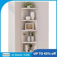 5 Tầng Kệ Góc Nổi Kệ Treo Tường Góc Kệ Sách Gia Đình Nhà Bếp Lưu Trữ Trang Trí Phòng Khách