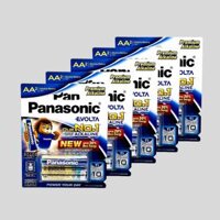 5 Vỉ  10 Viên  Pin AA , AAA 1,5V Panasonic Evolta Siêu Bền Bỉ - Hàng Chính Hãng - Pin AA