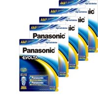 5 VỈ PIN PANASONIC AAA ALKALINE EVOLTA LR03EG 2B VỈ 2 VIÊN.