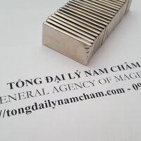 5 viên nam châm trắng 40x20x3mm