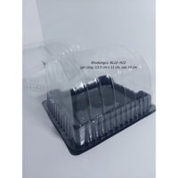 50-100 HỘP NHỰA ĐỰNG BÁNH BÔNG LAN CUỘN BL22 KÍCH THƯỚC 14CM X 11CM X 10 CM