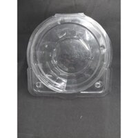 50-100 Hộp nhựa tròn đựng bánh nắp liền 16 x 11 x cao 10 cm