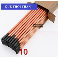 50 - 100 Que thổi than Carbon 6,8x355 mm Que khoét hồ quang bằng carbon