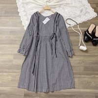 50-70kg Đầm Bầu Baby Doll Cổ Bèo Siêu Xinh - ẢNH THẬT SHOP CHỤP