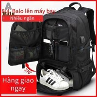 50-80L Balo du lịch nam đựng quần áo balo đựng laptop 17 inch chống thấm nước balo leo núi đa năng