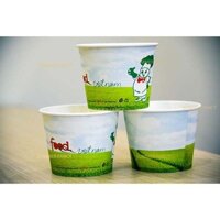 50 bát giấy 32oz ~ 950ml IN HÌNH (không nắp) đựng canh cơm ly giấy đựng 1 lít ~1000ml - Paper cup with lid Hộp VC