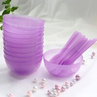 50 BỘ CHÉN + QUE NHỰA DẼO TRỘN MASK