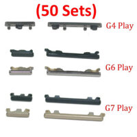 50 bộ cho Motorola Moto G4 G6 G7 G8 chơi cộng với điện thoại Nhà ở nút âm lượng điện trên OFF bên ngoài chính phụ tùng thay thế