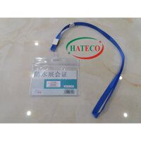 50 BỘ THẺ ĐEO NHÂN VIÊN 108 (NGANG, KT 85*100mm) + dây đeo thẻ lụa móc nhựa (LOẠI ĐẸP)