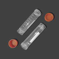 50 Cái 50ml Phòng thí nghiệm tốt nghiệp Ống đông bằng nhựa Cryo Ống bảo quản Máy ly tâm Ống thử nghiệm có quy mô Đứng tự do