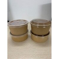 50 cái Bát giấy salad 1000ml